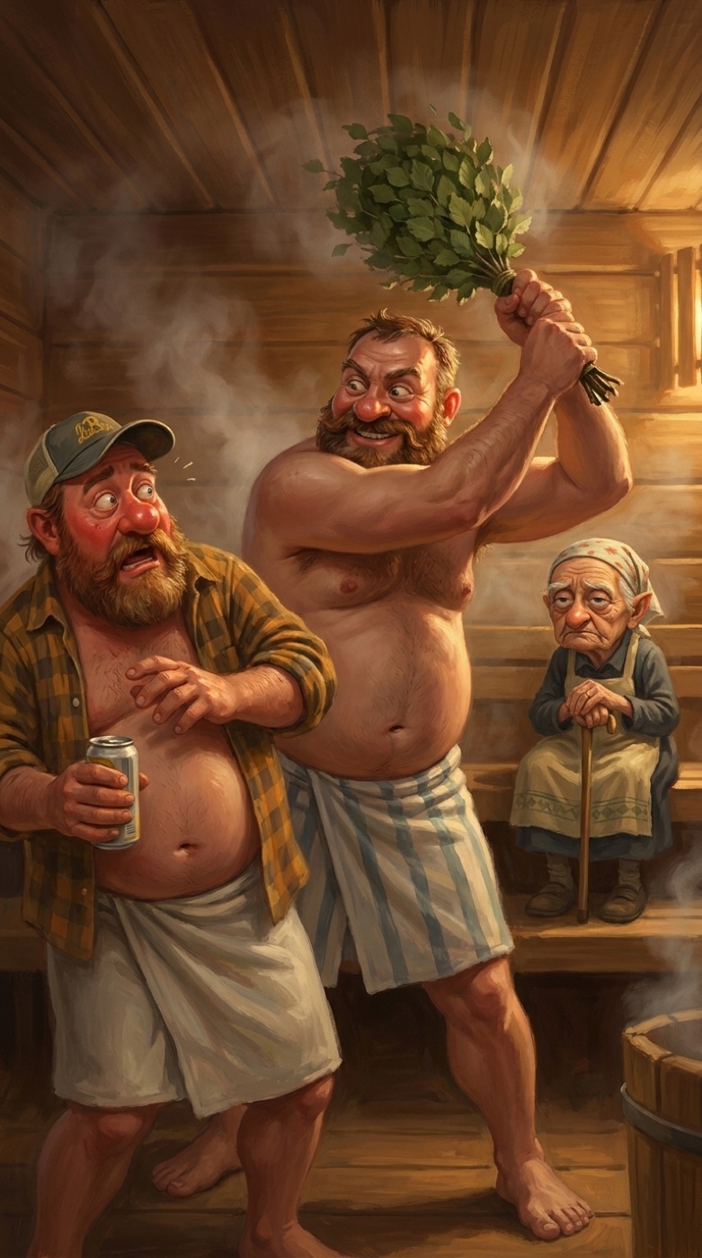 Saunamestari — löyly-noir sauna management game